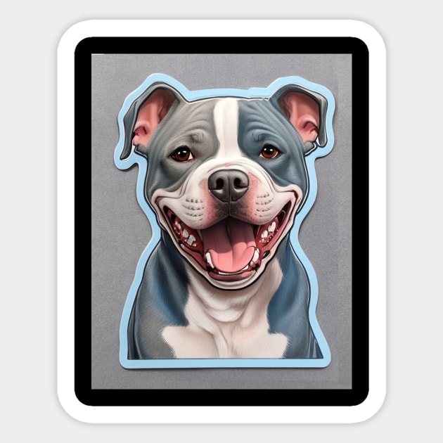 Pitbull Sticker by PSYOP Industries 